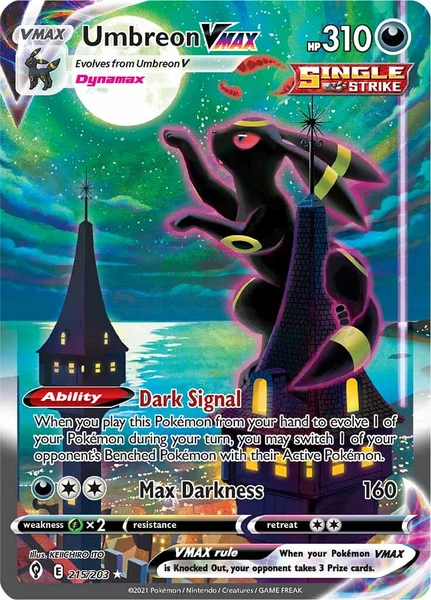 Umbreon VMAX Alt Art — photo of the card